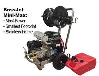 BossJet Mini-Max AM600 Sewer Jetter