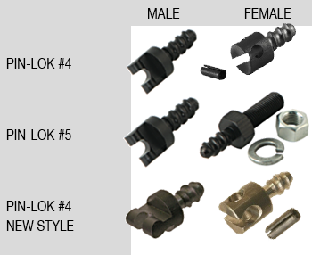 3-4 Pin-Lok Couplings for drain cables