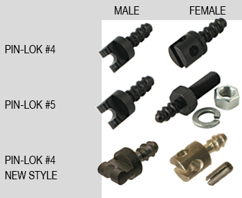 5-8 Pin-Lok Couplings for drain cables