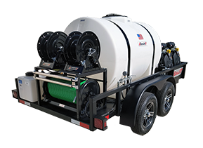 BossJet Max Trailer Mounted Hot Sewer Jetters