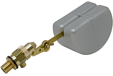 Float Tank and Valve, Brass, Gray Float