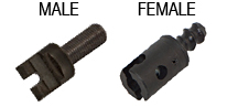 R Type cable Coupling for 3-4 drain cables