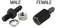 3-4 Short-threaded drain cable couplings