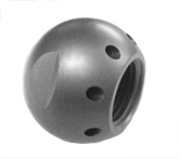 Suttner ST-49 Grease Ball Sewer Nozzle – 1/4" Inlet, 8 Back Orifices, 7,252 PSI
